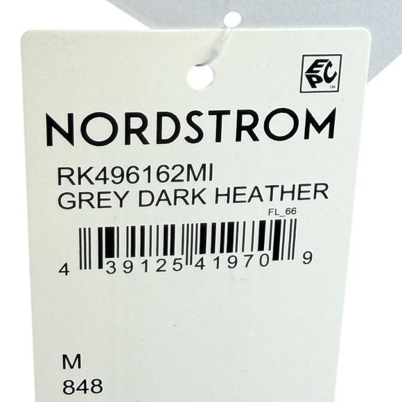Nordstrom Rack Dark Grey Heathered Knit Turtleneck Sweater - Picture 8 of 8